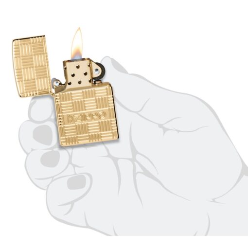 Zippo Armor Deep Carve Zippo High Polish Brass - 46274 - Hình ảnh 8
