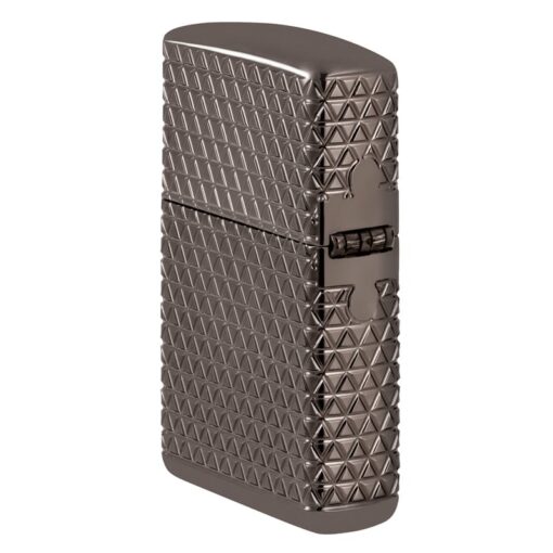 Zippo Armor MultiCut Diamond Pattern with Crystals Black Ice - 46316 - Hình ảnh 6