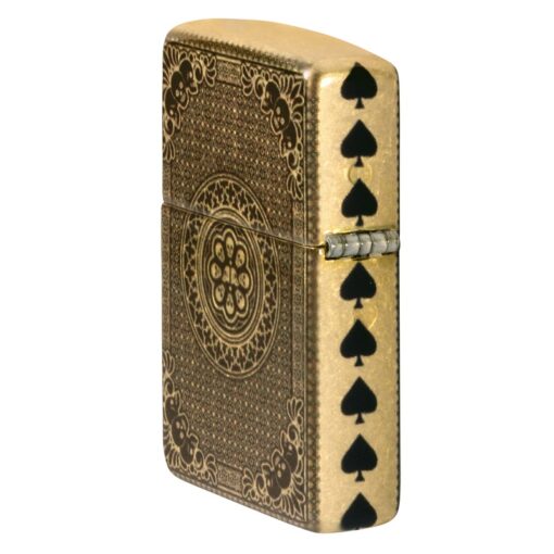 Zippo Ace of Skulls 540 Fusion Tumbled Brass - 46388 - Hình ảnh 5