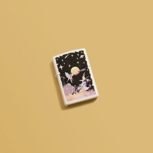 Zippo Frank Frazetta Fairy Spaceship White Matte - 48378 - Hình ảnh 7