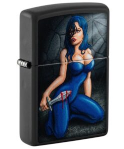 Zippo Woman Dagger Black Matte - 48388