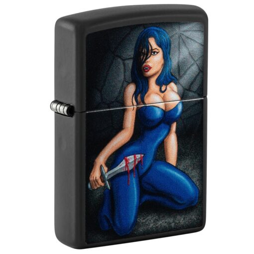 Zippo Woman Dagger Black Matte - 48388