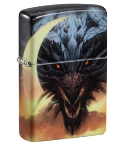 Zippo Dragon Design Glow in the Dark Green Matte - 48934