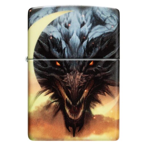 Zippo Dragon Design Glow in the Dark Green Matte - 48934 - Hình ảnh 3