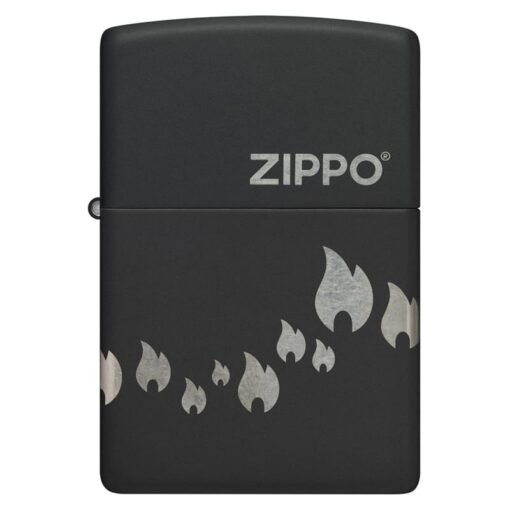 Zippo Flame Design Black Matte - 48980 - Hình ảnh 3
