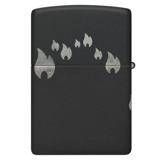 Zippo Flame Design Black Matte - 48980 - Hình ảnh 6