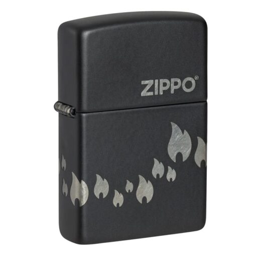 Zippo Flame Design Black Matte - 48980
