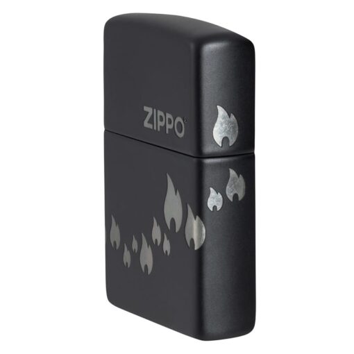 Zippo Flame Design Black Matte - 48980 - Hình ảnh 4