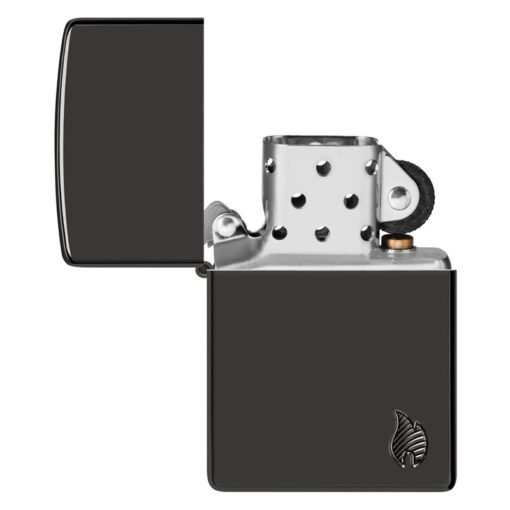 Zippo Armor Deep Carved Flame High Polish Black - 46402 - Hình ảnh 3