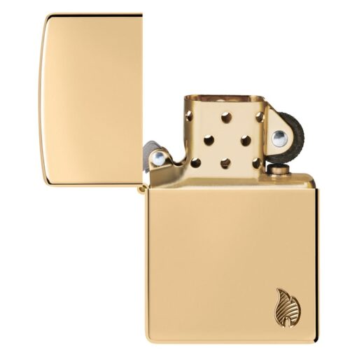 Zippo Armor Deep Carved Flame High Polish Brass - 46397 - Hình ảnh 3