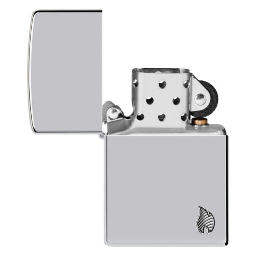 Zippo Armor Deep Carved Flame High Polish Chrome - 46396 - Hình ảnh 3