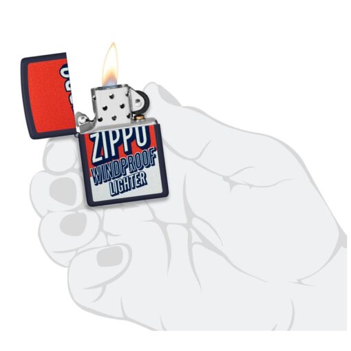 Zippo Color Block Zippo Navy Matte - 46486 - Hình ảnh 5