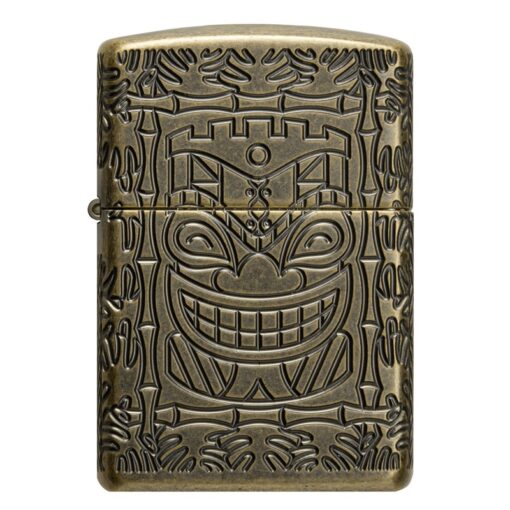 Zippo Armor MultiCut Tiki Antique Brass - 46314 - Hình ảnh 2