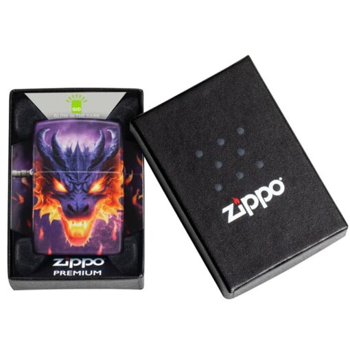 Zippo Glowing Dragon 540 Color Glow In The Dark Green - 46251 - Hình ảnh 9