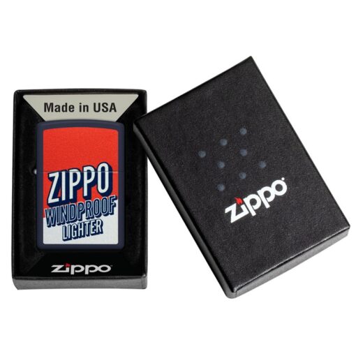 Zippo Color Block Zippo Navy Matte - 46486 - Hình ảnh 6