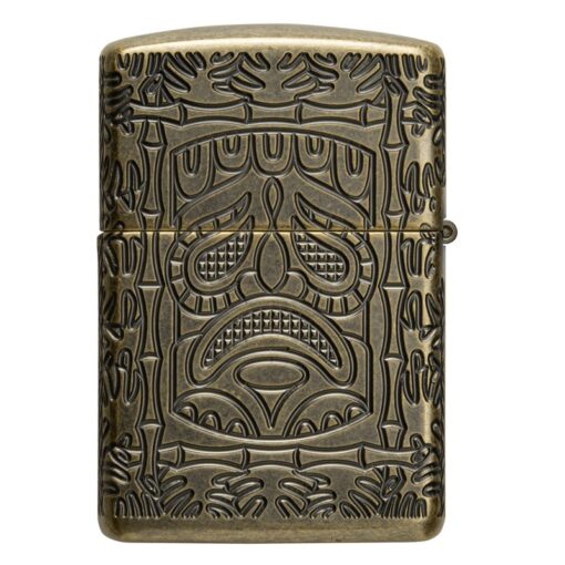 Zippo Armor MultiCut Tiki Antique Brass - 46314 - Hình ảnh 3