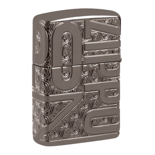 Zippo Armor Reverse Carve Zippo Black Ice - 46312 - Hình ảnh 3