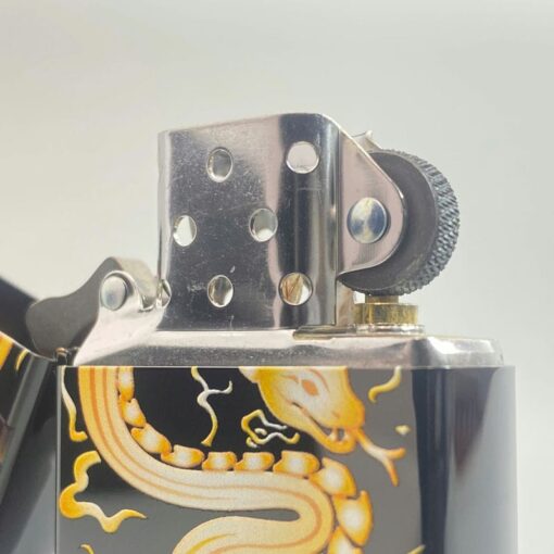 Zippo 2TIBK-SNAKE Black Titan Coating Year of Snake 2025 - ZA-6-1 - Hình ảnh 5