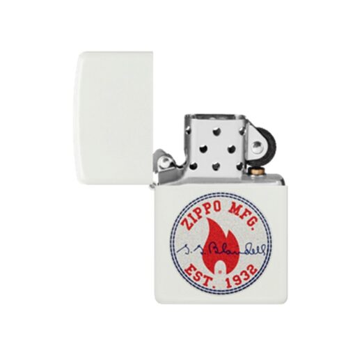Zippo Classic White Matte Color Image - 48148 - Hình ảnh 2