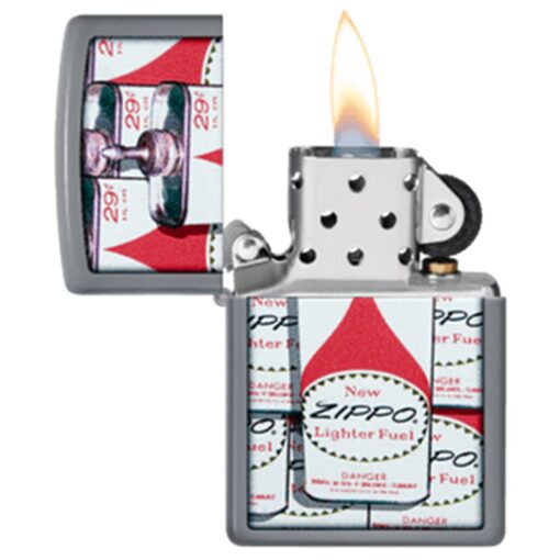Zippo Fuel Can Flat Grey - 48142 - Hình ảnh 4