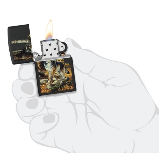 Zippo Linda Picken Black Matte - 48970 - Hình ảnh 5