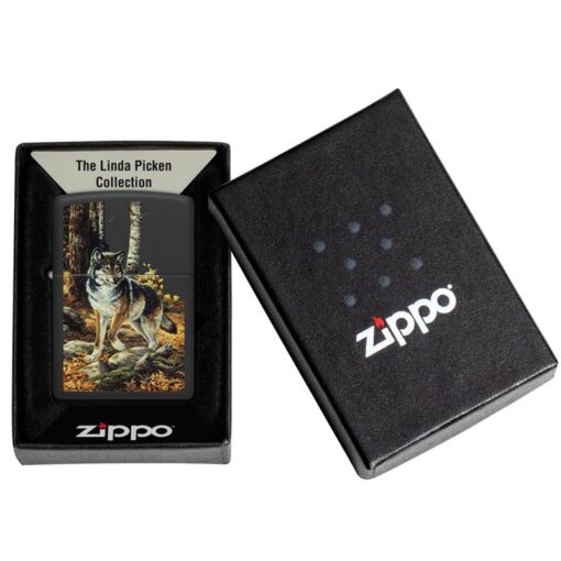 Zippo Linda Picken Black Matte - 48970 - Hình ảnh 6