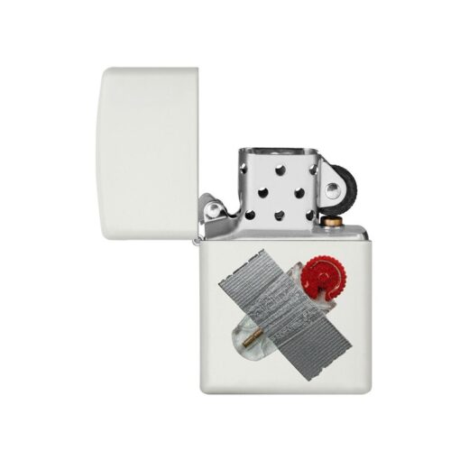 Zippo Taped Flint Dispenser White Matte - 48137 - Hình ảnh 2