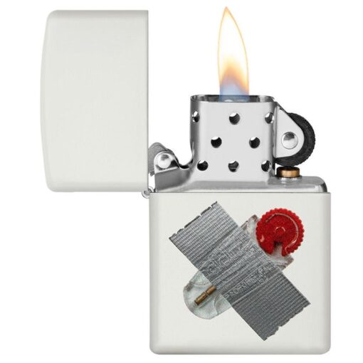 Zippo Taped Flint Dispenser White Matte - 48137 - Hình ảnh 4