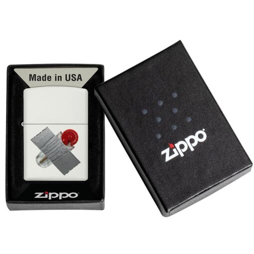 Zippo Taped Flint Dispenser White Matte - 48137 - Hình ảnh 6