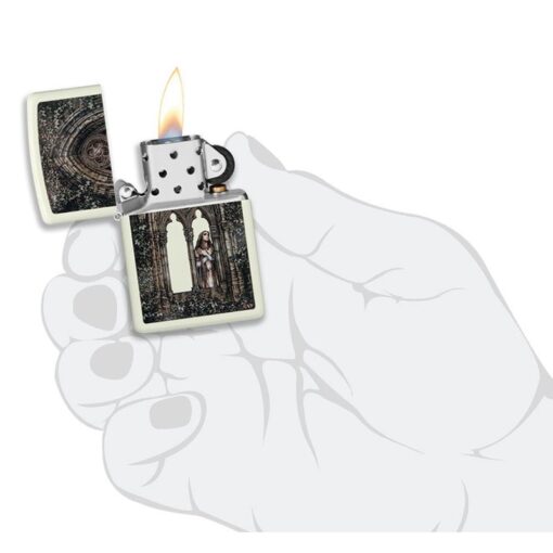 Zippo Victoria Francés Glow In The Dark - 49836 - Hình ảnh 5