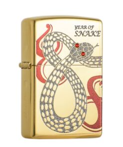 Zippo Year of the Snake 2025 Gold Plating Asia Limited Edition - CZA-2-42B