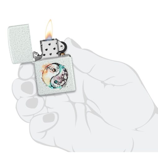 Zippo Floral Yin and Yang Glacie - 46249 - Hình ảnh 5