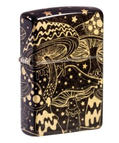 Zippo Mushroom Drift 540 Fusion Tumbled Brass - 46277