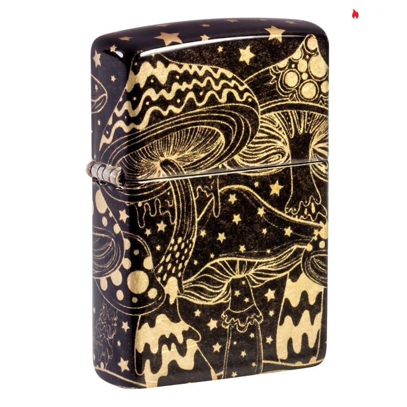 Zippo Mushroom Drift 540 Fusion Tumbled Brass - 46277