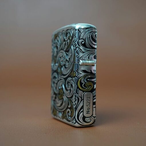 Zippo 12 con giáp cao cấp năm Dần – Hổ 12.3CC - Hình ảnh 6