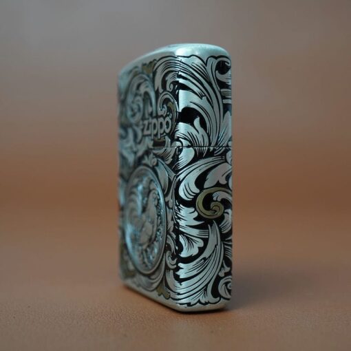 Zippo 12 con giáp cao cấp năm Dậu – Gà 12.10CC - Hình ảnh 4