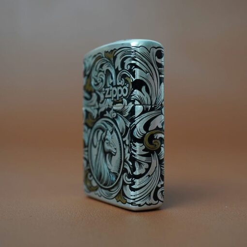 Zippo 12 con giáp cao cấp năm Mùi – Dê 12.8CC - Hình ảnh 4