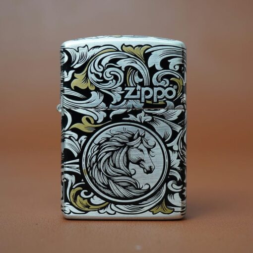 Zippo 12 con giáp cao cấp năm Ngọ – Ngựa 12.7CC - Hình ảnh 2
