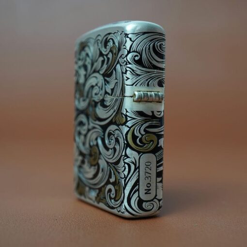 Zippo 12 con giáp cao cấp năm Sửu - Trâu 12.2CC - Hình ảnh 4