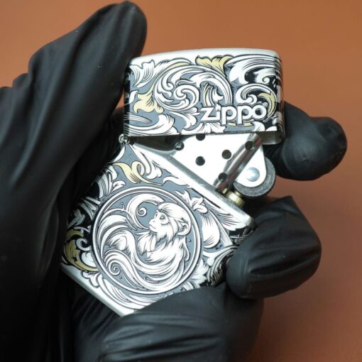 Zippo 12 con giáp cao cấp năm Thân – Khỉ 12.9CC - Hình ảnh 2