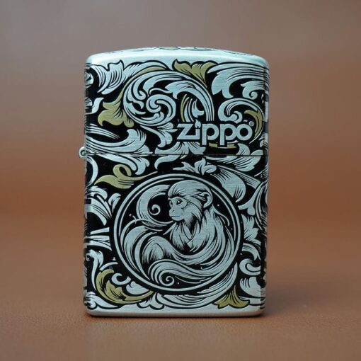 Zippo 12 con giáp cao cấp năm Thân – Khỉ 12.9CC - Hình ảnh 3