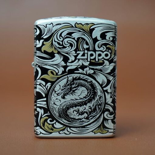 Zippo 12 con giáp cao cấp năm Thìn – Rồng 12.5CC - Hình ảnh 3