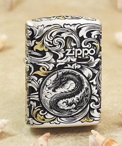 Zippo 12 con giáp cao cấp năm Thìn – Rồng 12.5CC