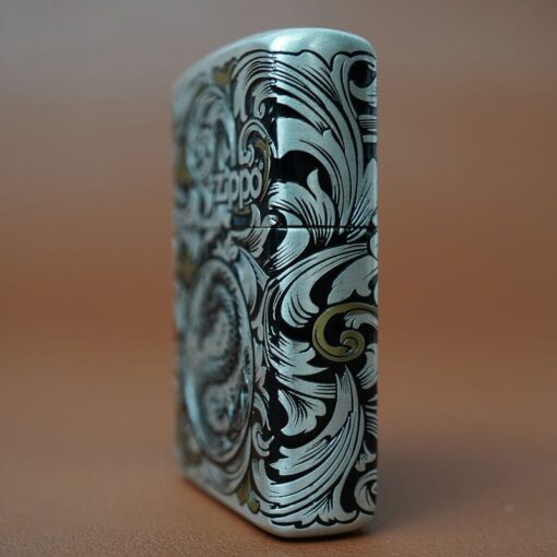 Zippo 12 con giáp cao cấp năm Thìn – Rồng 12.5CC - Hình ảnh 4