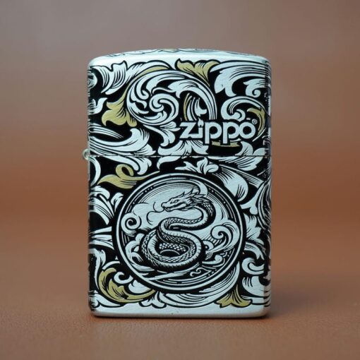 Zippo 12 con giáp cao cấp năm Tị – Rắn 12.6CC - Hình ảnh 3