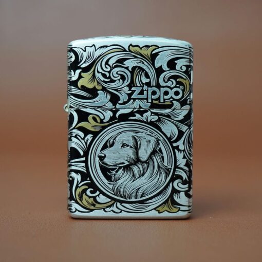 Zippo 12 con giáp cao cấp năm Tuất – Chó 12.11CC - Hình ảnh 3