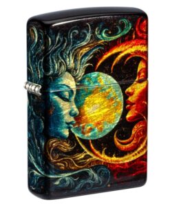 Zippo Sun and Moon 540 Fusion Tumbled Brass - 46563