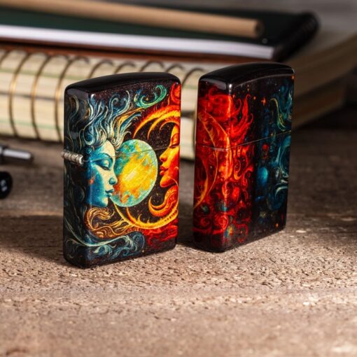 Zippo Sun and Moon 540 Fusion Tumbled Brass - 46563 - Hình ảnh 12