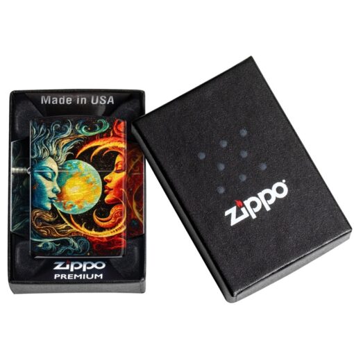 Zippo Sun and Moon 540 Fusion Tumbled Brass - 46563 - Hình ảnh 11