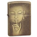 Zippo Antique Bronze Zen Buddha Enlightenment - OD12